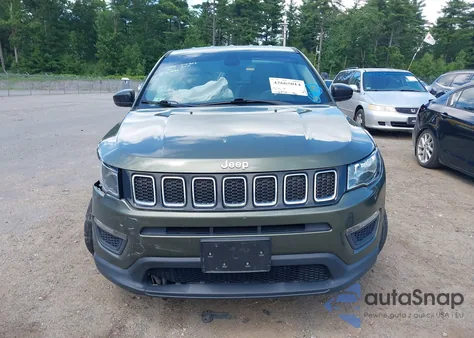 2018 Jeep Compass Sport 4X4 из США, поврежденный, VIN 3C4NJDABXJT391141